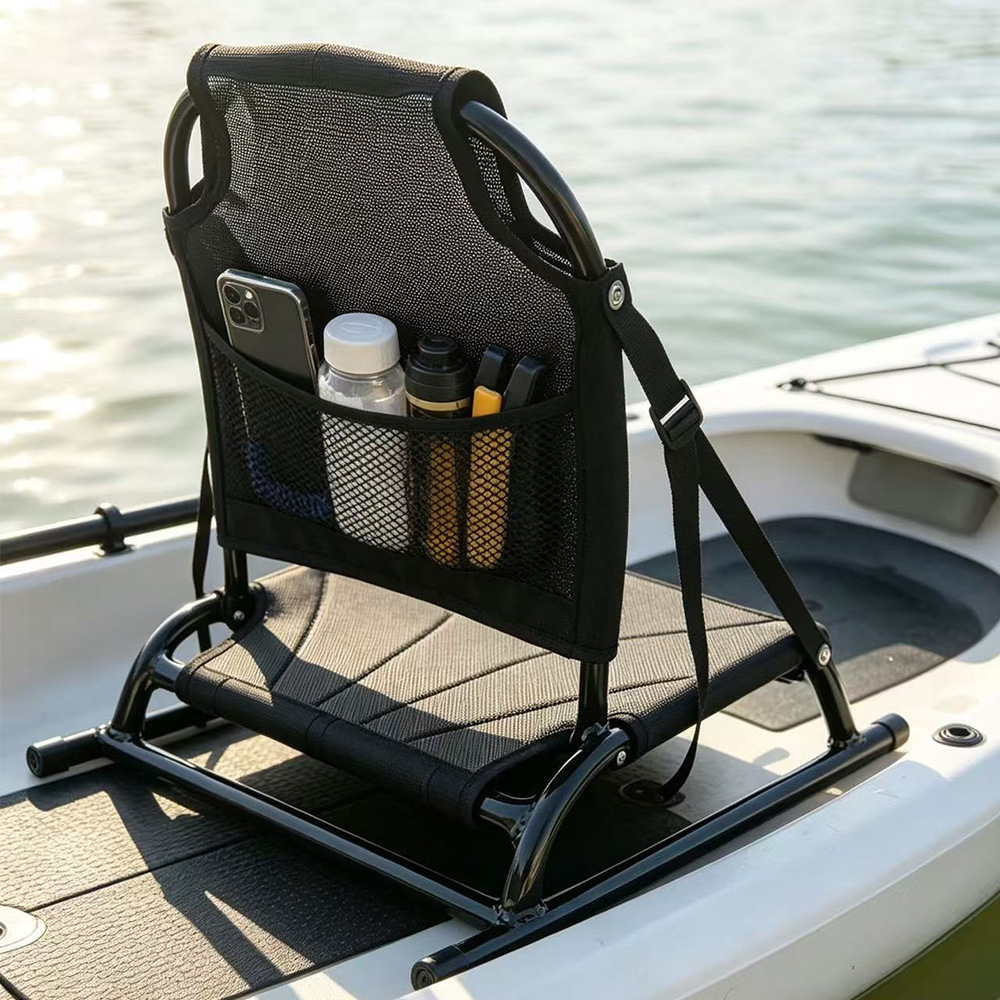 Fishing Kayak Seat - Aluminum Portable Backrest Seat Cushion for