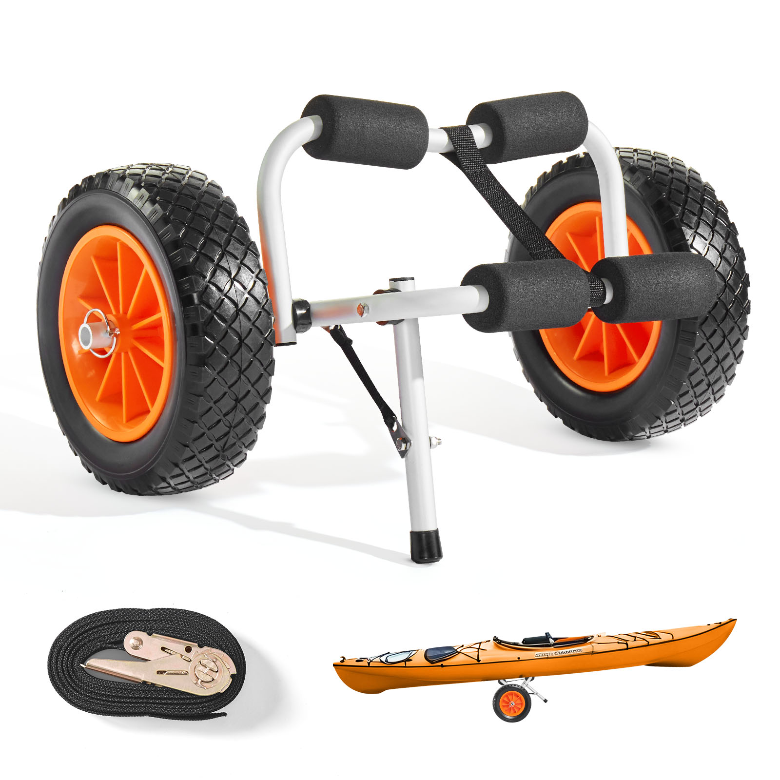 SucceBuy 200 lbs Kayak Cart Fo - đánh giá và giá Fishing Kayak Cart