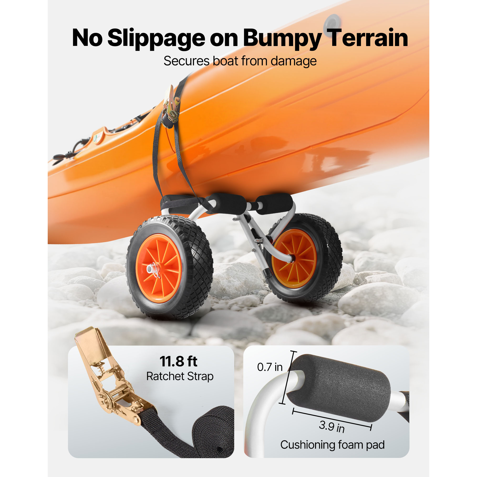 SucceBuy 200 lbs Kayak Cart Fo - đánh giá và giá Fishing Kayak Cart