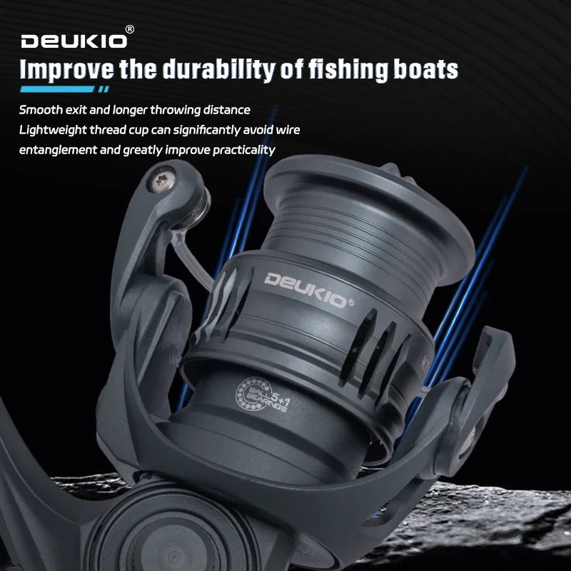 DEUKIO Lightweight Spinning Re - đánh giá và giá Abu Garcia Reel Max