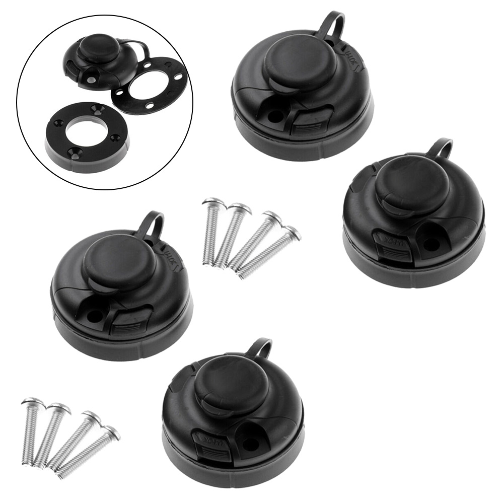 4Pcs Black ABS Fishing Rod Hol - đánh giá và giá Fishing Kayak Rod Holder