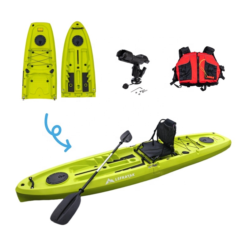LSF Novel 3.3Meter 11FT Split  - đánh giá và giá Fishing Kayak Sit On Top