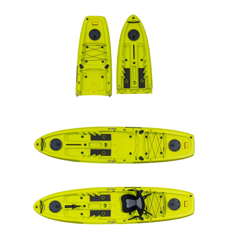 LSF Novel 3.3Meter 11FT Split  - đánh giá và giá Fishing Kayak Sit On Top