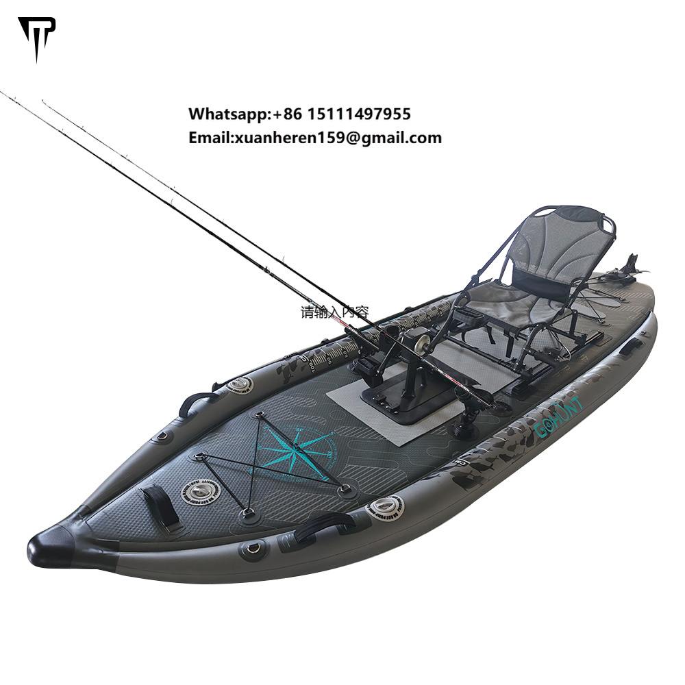 JTRDA 2024 New Inflatable Kaya - đánh giá và giá Fishing Kayak Pedal Drive
